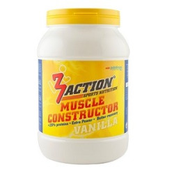 Aanbieding: 3Action Muscle Constructor - Vanille - 500 gram