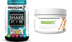 Afslankcombi Invigor8 + Lipodrift