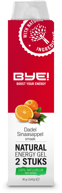 BYE Natural Energy Gel - 40 gram - 48 stuks