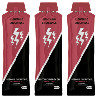 Lightning Endurance Isotonic Energy Gel - Cherry Cola - 24 x 60 ml (LET OP! THT 22-8-2025)
