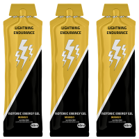 Lightning Endurance Isotonic Energy Gel - Mango - 24 x 60 ml (LET OP! THT 22-8-2025)