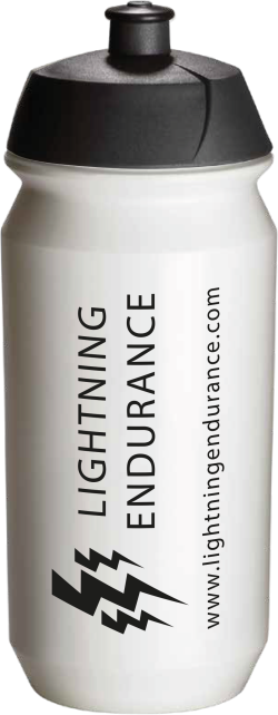 Lightning Endurance Bidon - Wit - 500 ml