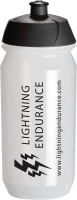 Lightning Endurance Bidon - Transparant - Wit - 500 ml