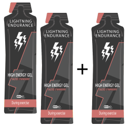 Lightning Endurance High Energy Gel - 60 ml - 11 + 1 gratis