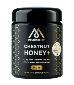 Raw Chestnut Honey & 100% Mumijo Shilajit - Mountaindrop