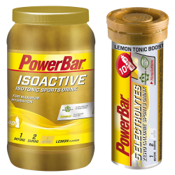 Aanbieding: PowerBar IsoActive 1320 gram + Gratis Tub Electrolyte Tabs