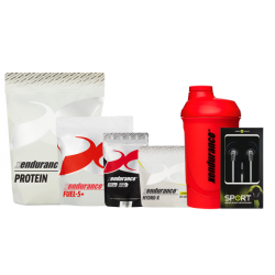 Xendurance Train Bundle Plus - Lactic acid buffer, Vanilla Protein, Fuel-5 +, Hydro, Shaker