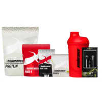 Xendurance Train Bundle - Lactic acid buffer, Vanilla Protein, Fuel-5, Hydro, Shaker