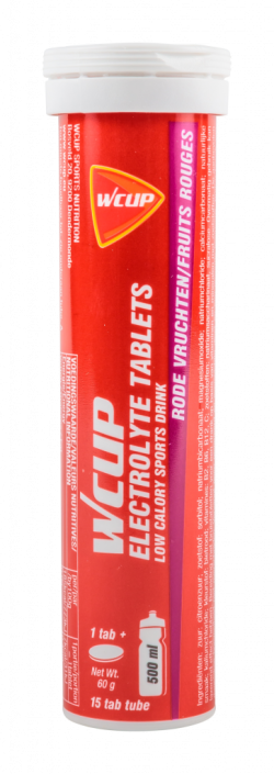 Promo WCUP Electrolyte Tablets - Red Fruit - 15 tabs (THT 31-3-2022)