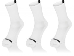 3x Winaar Kousen Full White - Wit - Zwart Label